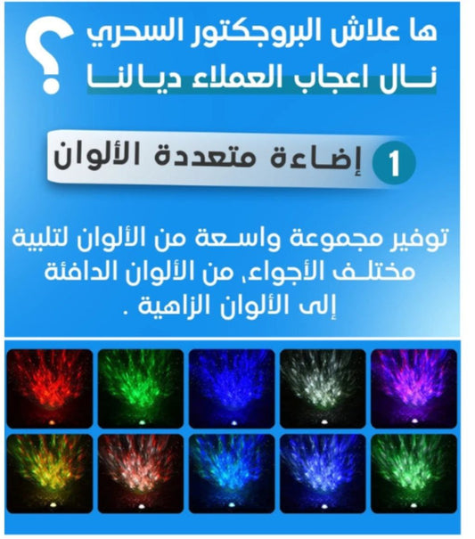 LED GALAXY 3D + DOUBLE BAFFLES BLEUTOOTH