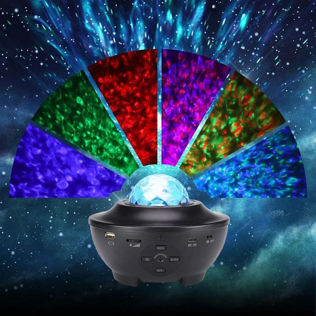 LED GALAXY 3D جهاز عرض النجوم السحري