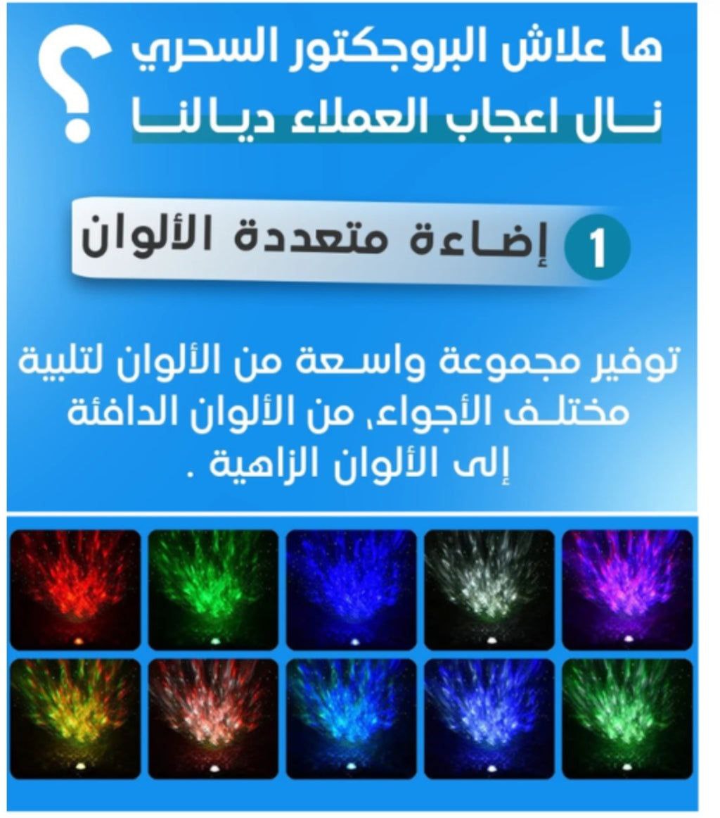 LED GALAXY 3D + DOUBLE BAFFLES BLEUTOOTH