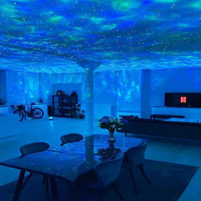 LED GALAXY 3D + DOUBLE BAFFLES BLEUTOOTH